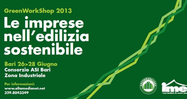 MasterLAB a GreenWorkShop ‘13 la prima mostra-convegno in Puglia dedicata
